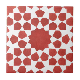 Moroccan mosaic red MAMLUK Ceramic Tile