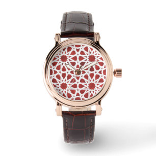 Moroccan Mosaic Red Watch