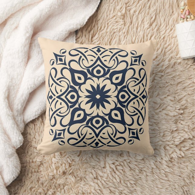 Moroccan mosaic throw pillow (Blanket)