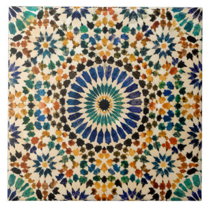 Moroccan Mosaic Traditional Pattern Ceramic Tile