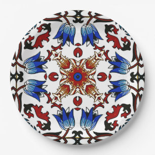 Moroccan,mosaic,Turkish, Paper Plates