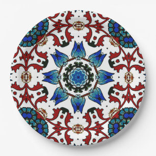 ,Moroccan,mosaic,Turkish, Paper Plates