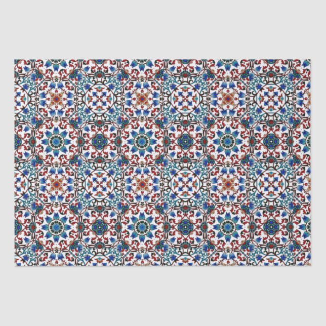 Moroccan,mosaic,Turkish, Tissue Paper (Front)
