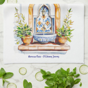 Moroccan Oasis - A Culinary Journey Kitchen Towels