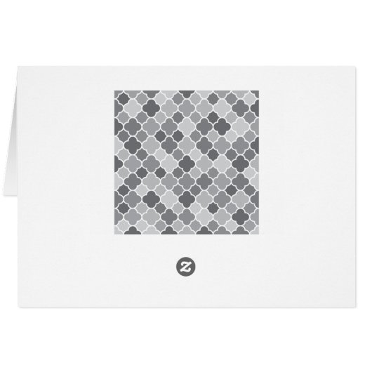 Moroccan pattern cards (Back Horizontal)