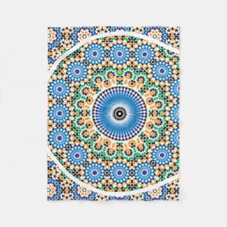Moroccan Pattern Fleece Blanket