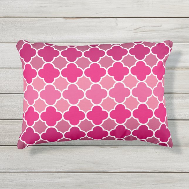 Moroccan pattern outdoor pillow (Front)