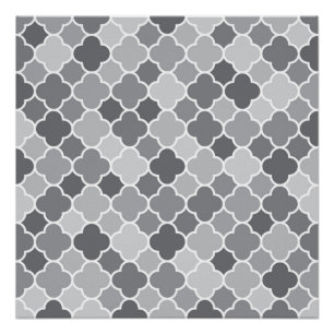 Moroccan pattern poster