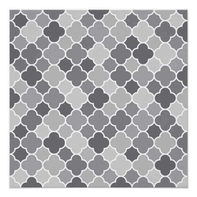 Moroccan pattern poster (Front)