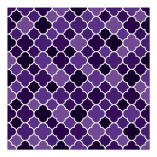 Moroccan pattern poster