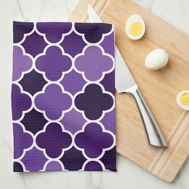 Moroccan pattern towel (Quarter Fold)