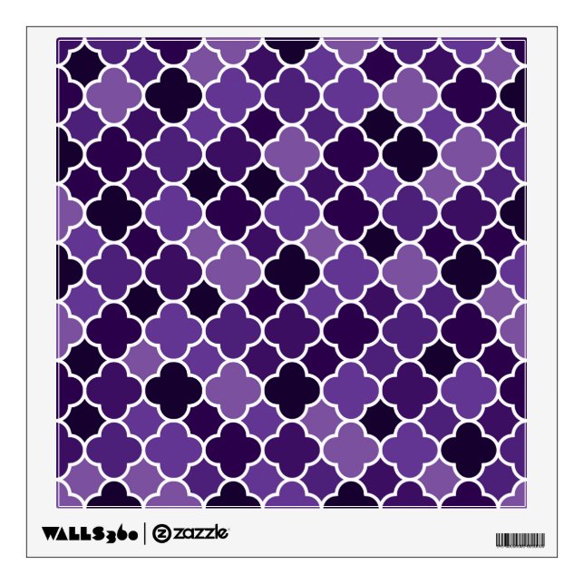 Moroccan pattern wall decal (Front)