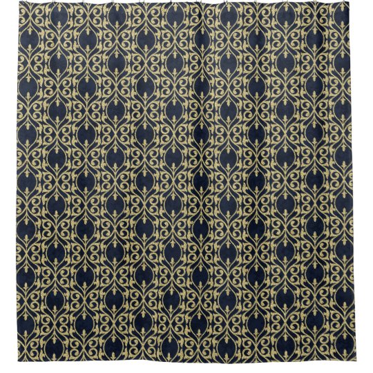 navy and gold shower curtain gold pattern moroccan print flourish navy blue gold shower curtain zazzlecom navy and gold shower curtain gold pattern moroccan print flourish navy blue gold shower curtain zazzlecom