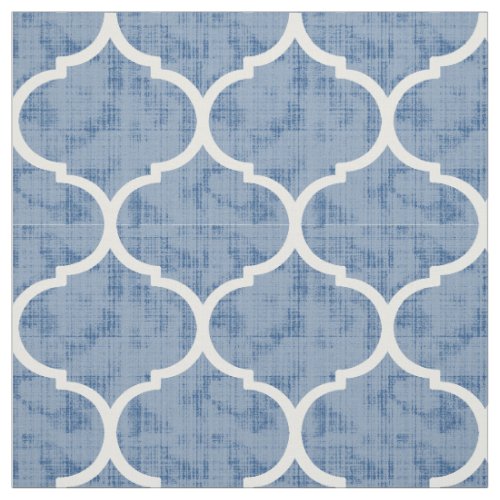 Moroccan Quatrefoil Tile Pattern Home Decor Fabric