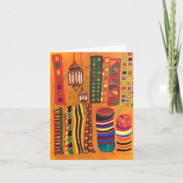 "Moroccan Souk" notecard (Front)