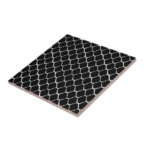Moroccan Style Black Ceramic Tile