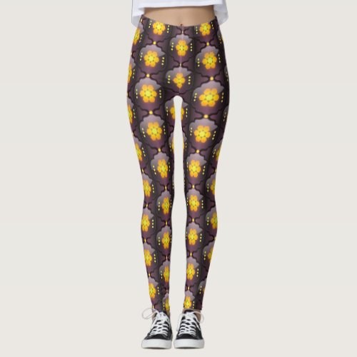 Moroccan style geometric leggings