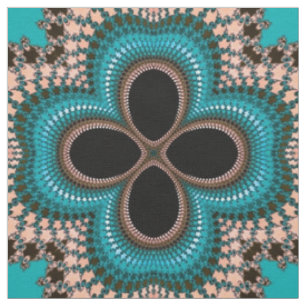 Moroccan style geometric print fabric