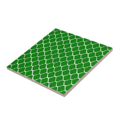 Moroccan Style Green Ceramic Tile