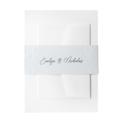 Moroccan Style Invitation Belly Band