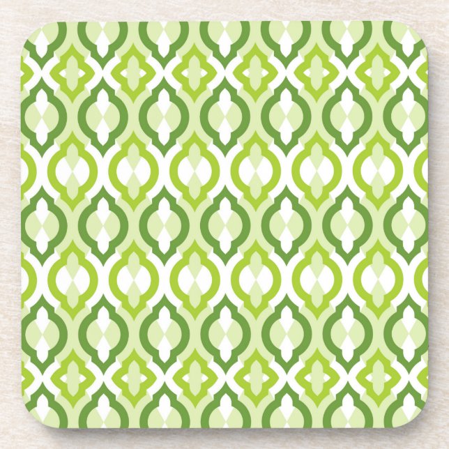 Moroccan Style Pattern Beverage Coaster (Front)