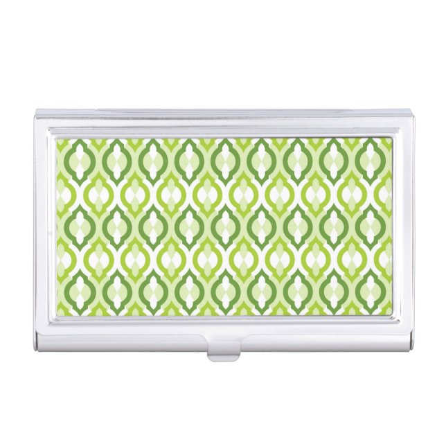 Moroccan Style Pattern Business Card Holder (Front)