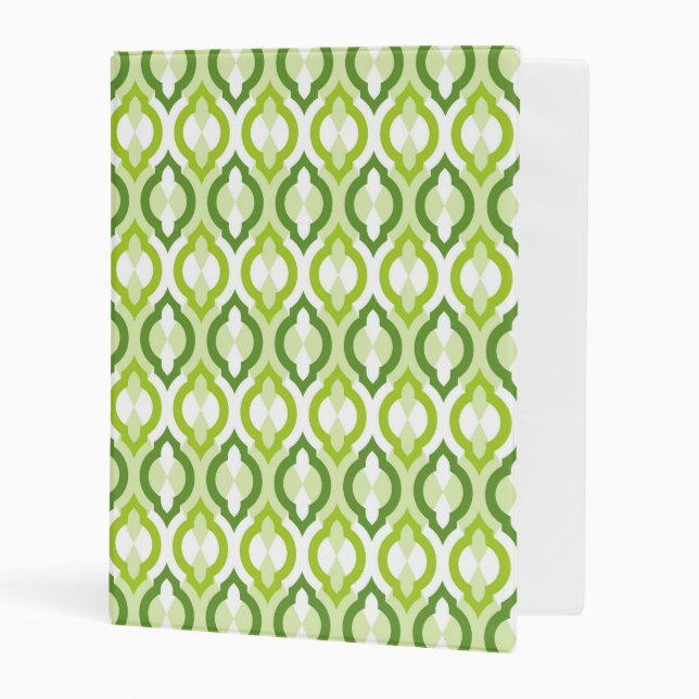 Moroccan Style Pattern Mini Binder (Front/Inside)
