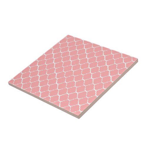 Moroccan Style Pink Ceramic Tile