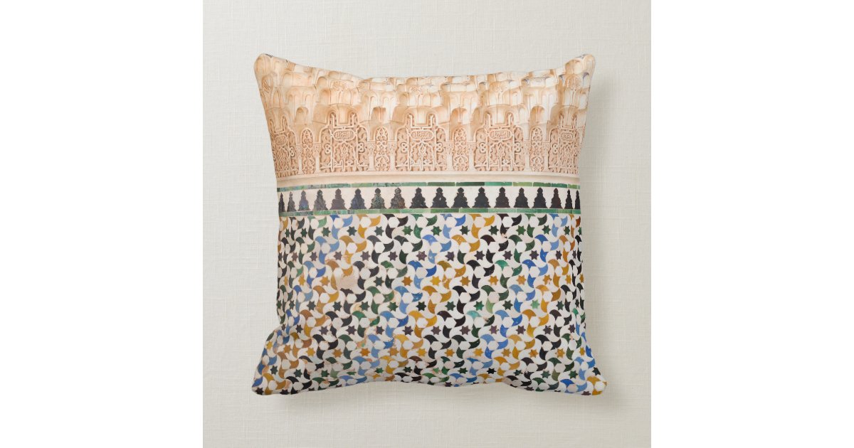 Moroccan Style Throw Pillow Zazzle Moroccan Style Throw Pillow Zazzle