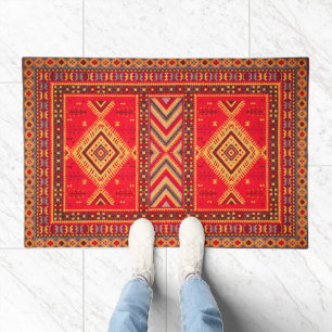 Moroccan Sunrise: Geometric Boho Elegance Doormat