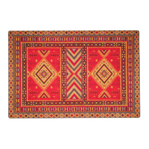 Moroccan Sunrise: Geometric Boho Elegance Placemat