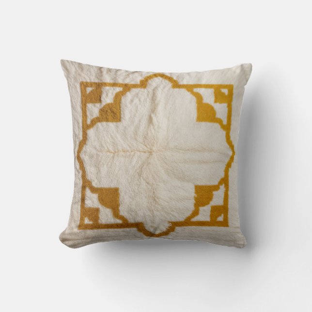 Moroccan Sunshine" Yellow Kilim Cushions (Front)