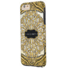 Moroccan Swirl Scroll Gold Glitter Look Elegant