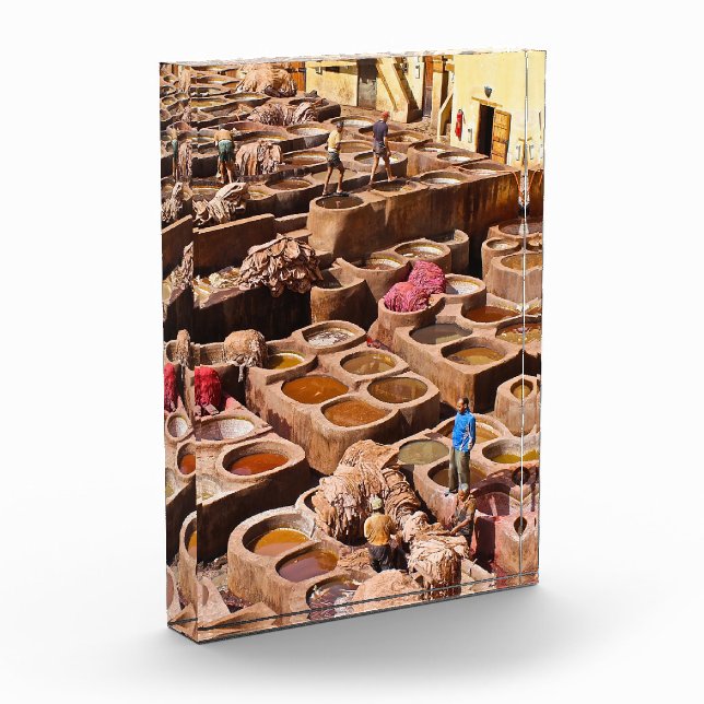 Moroccan tanneries photo block (Left)