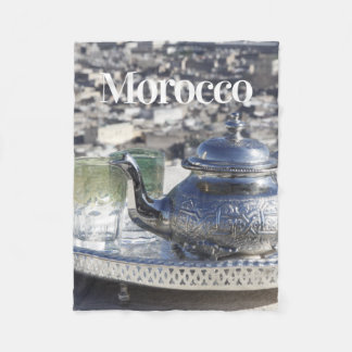Moroccan Tea | Traditional Clothing | Casablanca Fleece Blanket