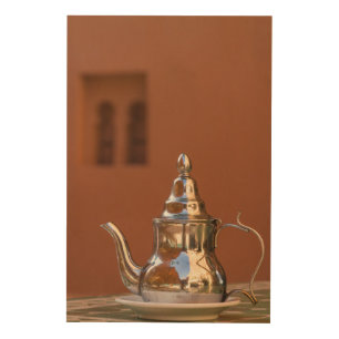 Moroccan Teapot Wood Wall Art