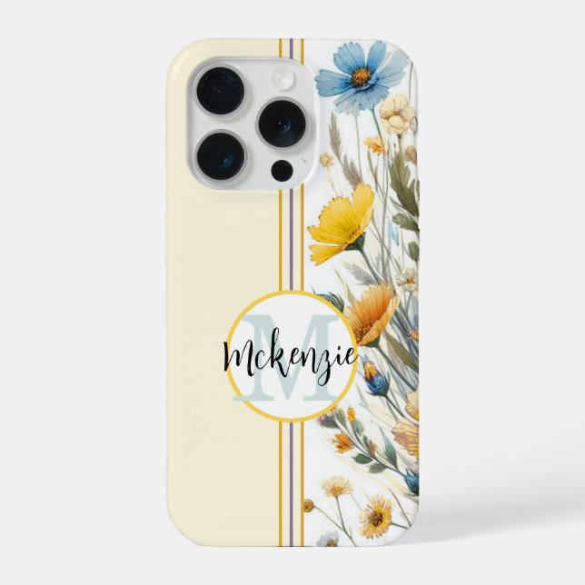 Moroccan Tile Any Color Personalized iPhone Case (Back)