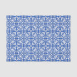 Moroccan tile - cobalt blue and white tissue paper