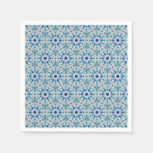 Moroccan tile designs napkins