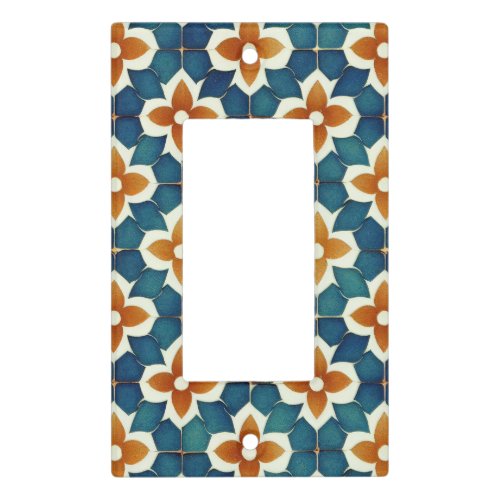 Moroccan Tile Light Switch Cover