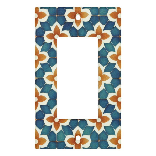 Moroccan Tile Light Switch Cover (Front)