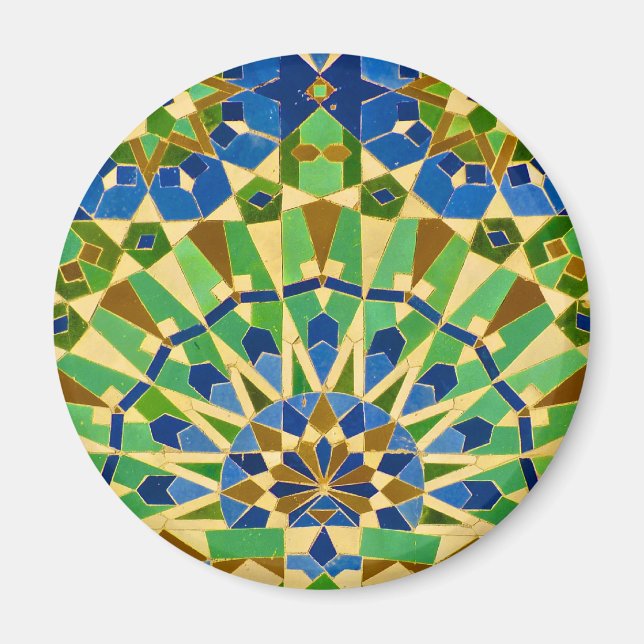 Moroccan Tile Magnet (Front)