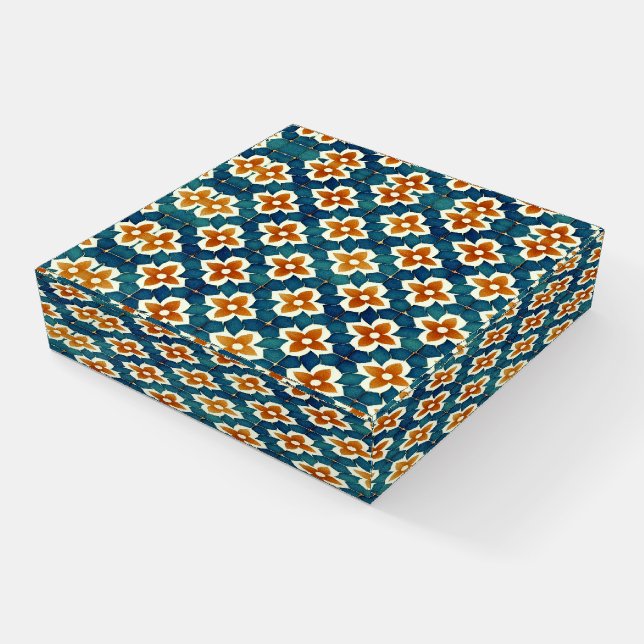 Moroccan Tile Paperweight (Angled)