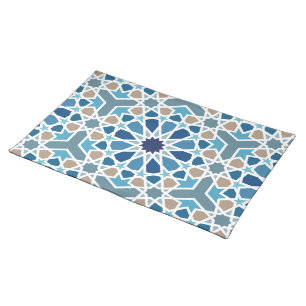Moroccan Tile Pattern Cloth Placemat