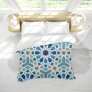 Moroccan Tile Pattern Duvet Cover