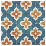 Moroccan tile pattern fabric