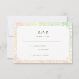 Moroccan Tile Pattern Response Card