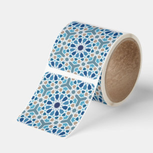 Moroccan Tile Pattern Square Sticker
