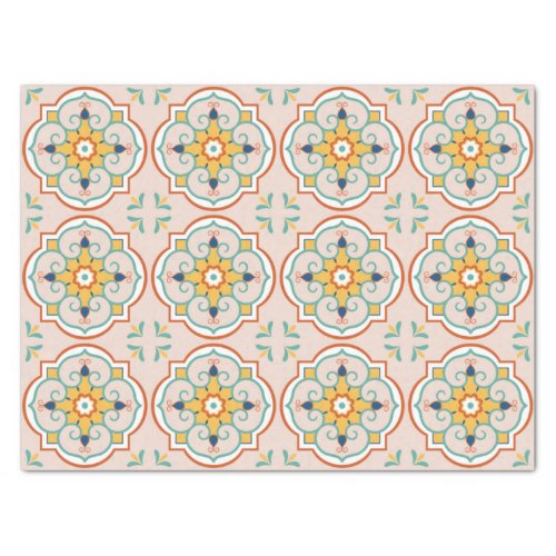 Moroccan Tile Pattern  Tissue Paper
