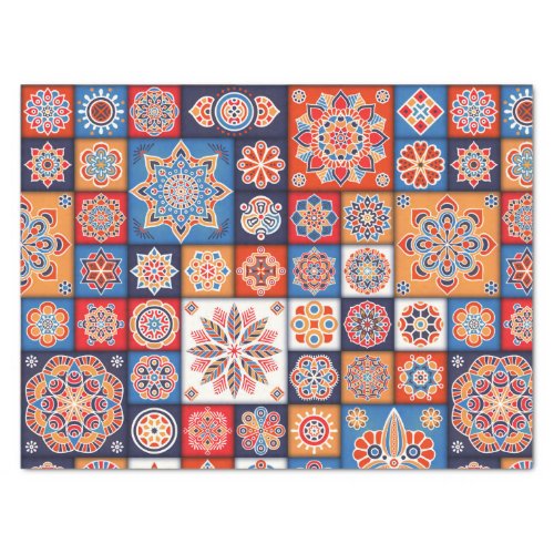 Moroccan Tile Pattern  Tissue Paper